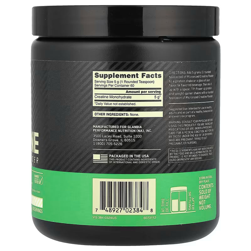 Creatina Optimum Nutrition 300g